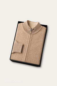 Luxe Warm Cashmere Vest for Men - Rowan-Light Brown-S-State of Style
