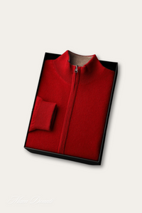 Luxe Warm Cashmere Vest for Men - Rowan-Red-S-State of Style