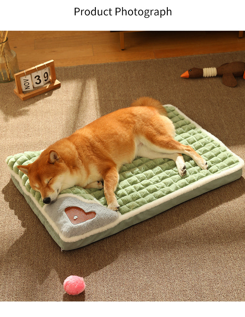 LUXE WINTER DOG MAT - WARM FLEECE SOFA FOR SMALL AND MEDIUM DOGS-Chocolate-State of Style