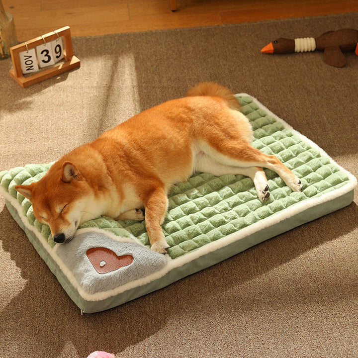 LUXE WINTER DOG MAT - WARM FLEECE SOFA FOR SMALL AND MEDIUM DOGS-Chocolate-State of Style