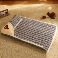 LUXE WINTER DOG MAT - WARM FLEECE SOFA FOR SMALL AND MEDIUM DOGS-Grey-State of Style