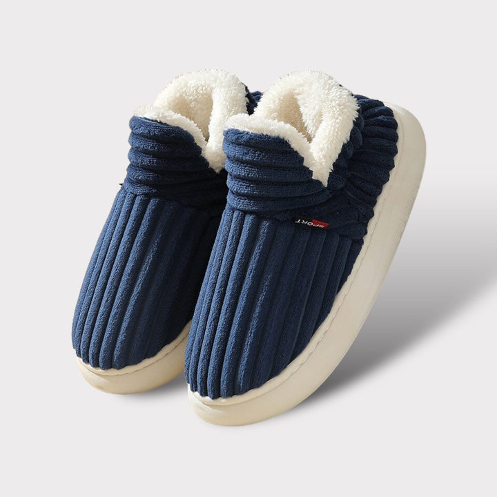 Luxe Winter Slippers - Elise-Blue-36-37-State of Style
