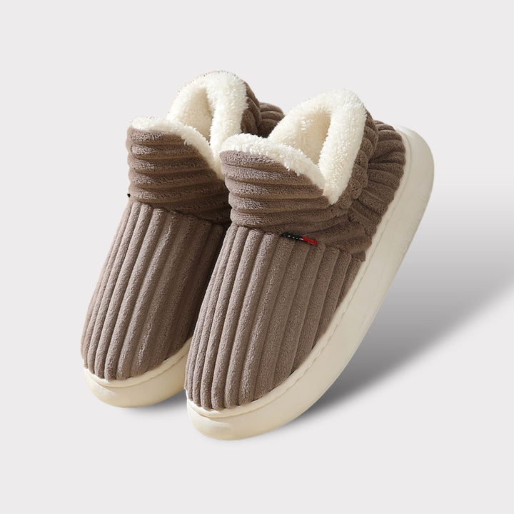Luxe Winter Slippers - Elise-Brown-36-37-State of Style