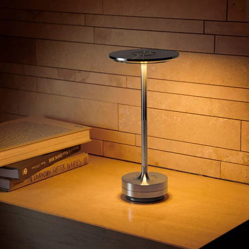 Luxe Wireless LED Table Lamp - Luna Glow-Gold-State of Style
