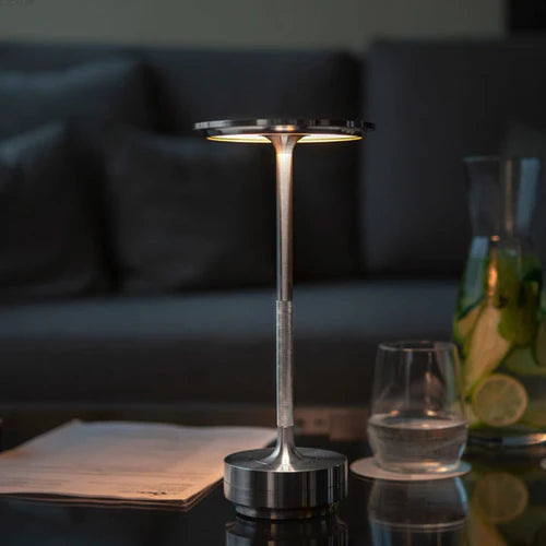 Luxe Wireless LED Table Lamp - Luna Glow-Gold-State of Style