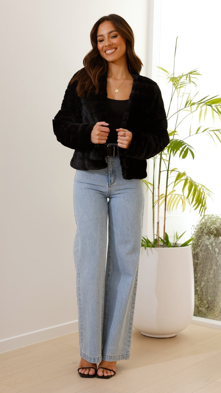 Luxe Women's Crop Jacket - Veloura-White-XS-State of Style