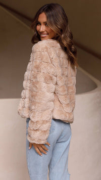 Luxe Women's Crop Jacket - Veloura-White-XS-State of Style