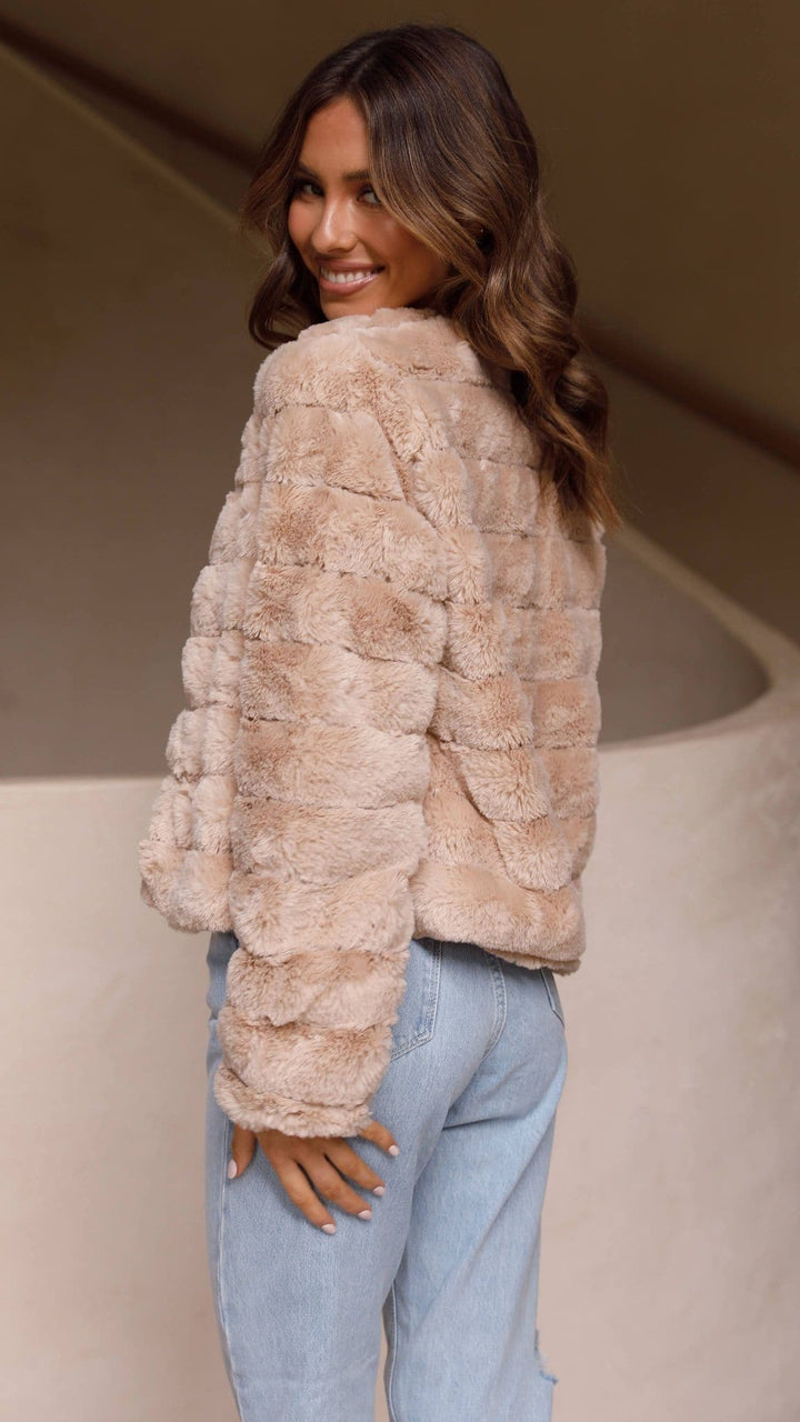Luxe Women's Crop Jacket - Veloura-White-XS-State of Style