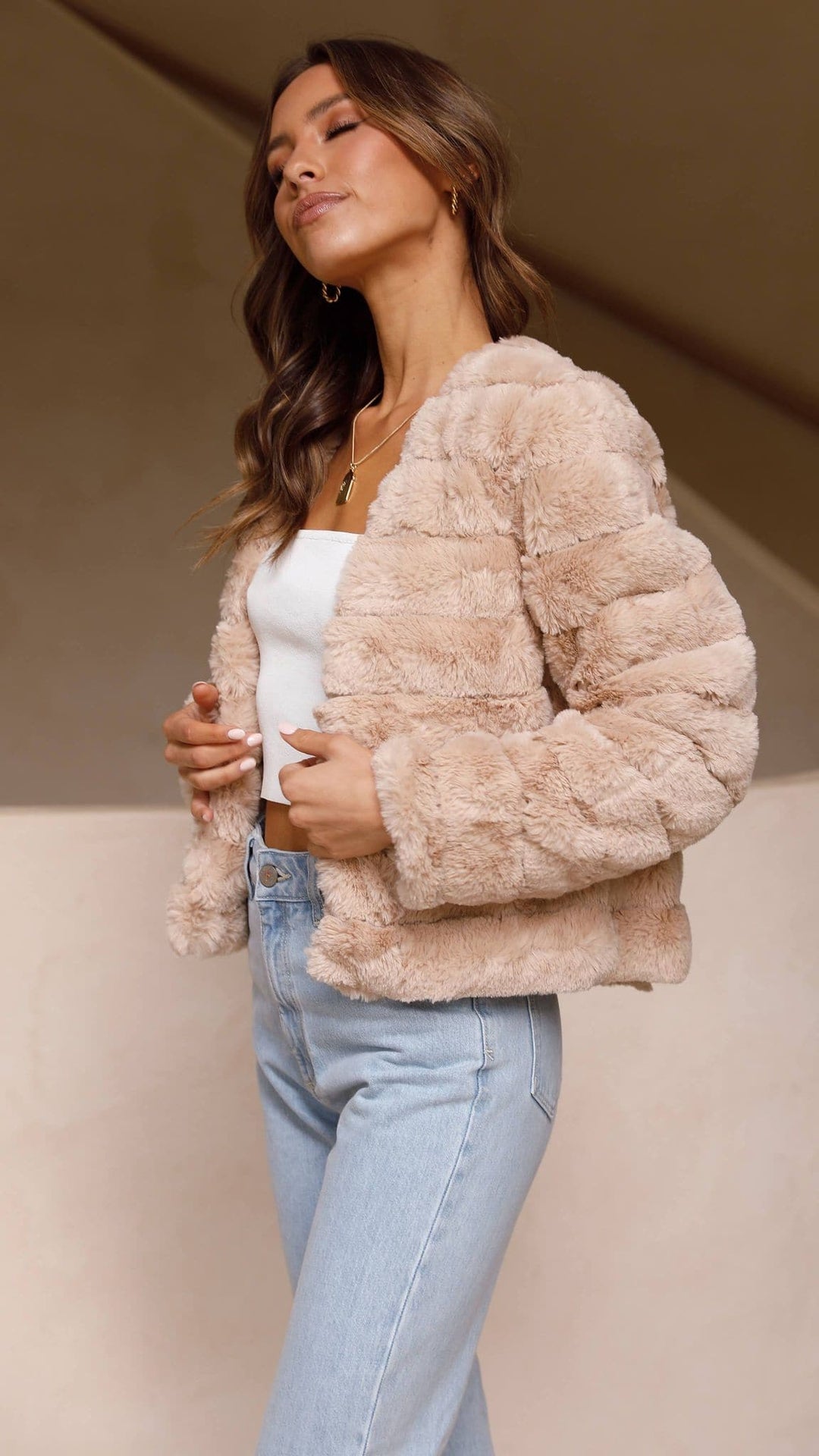 Luxe Women's Crop Jacket - Veloura-White-XS-State of Style