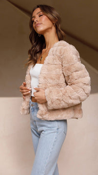 Luxe Women's Crop Jacket - Veloura-White-XS-State of Style