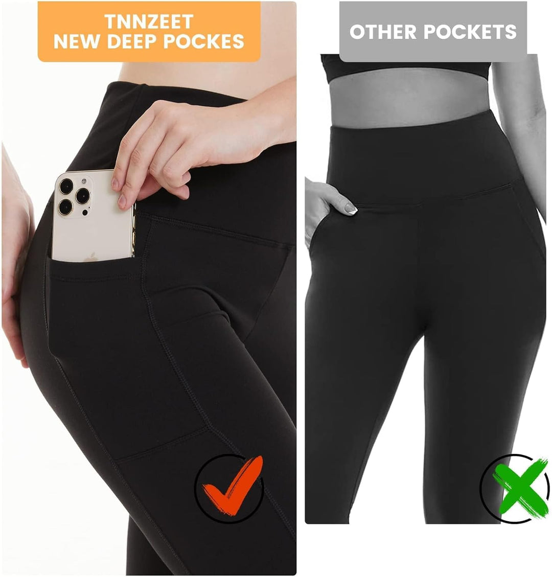 LuxeFit High-Waisted Leggings - Selene-Black-S-State of Style