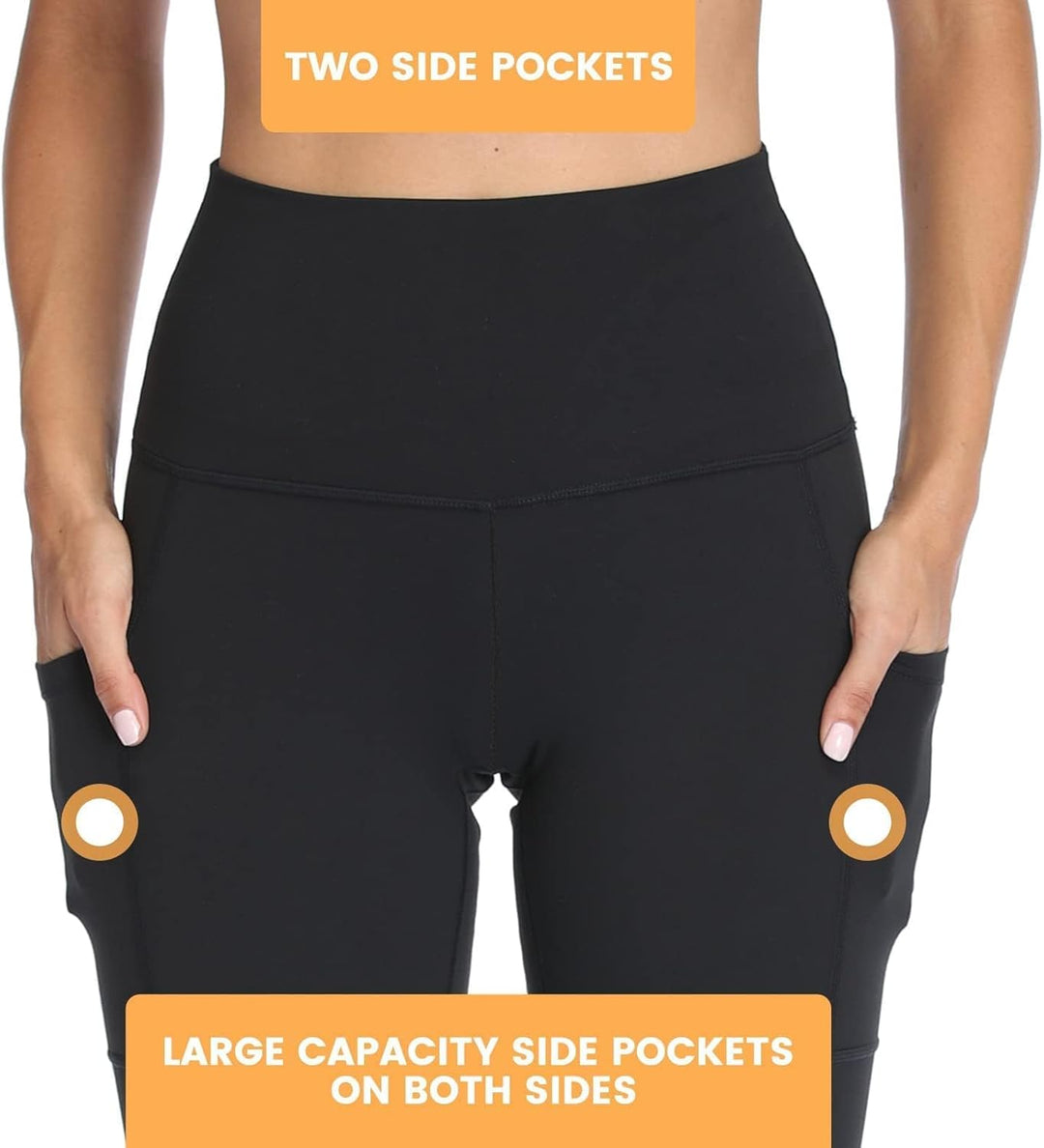 LuxeFit High-Waisted Leggings - Selene-Black-S-State of Style