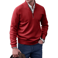 Luxurious and Comfortable Men's Sweater - Logan-Red-M-State of Style