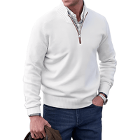 Luxurious and Comfortable Men's Sweater - Logan-White-M-State of Style