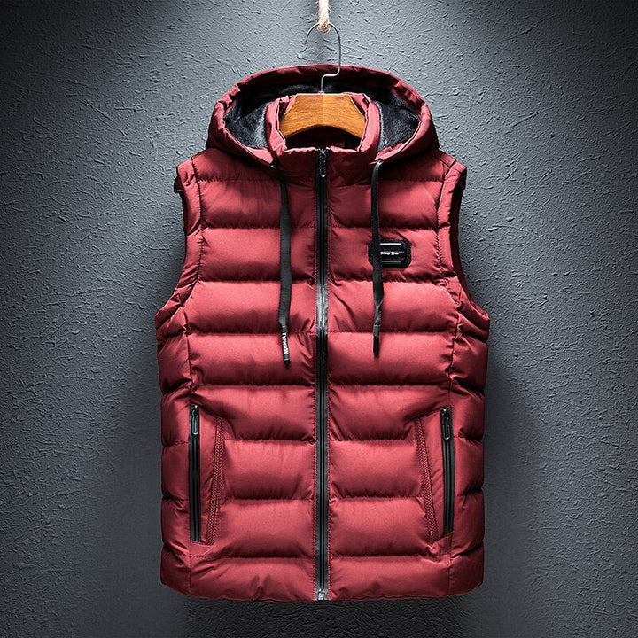 Luxurious Autumn Vest - Valdemar-Red-XS-State of Style