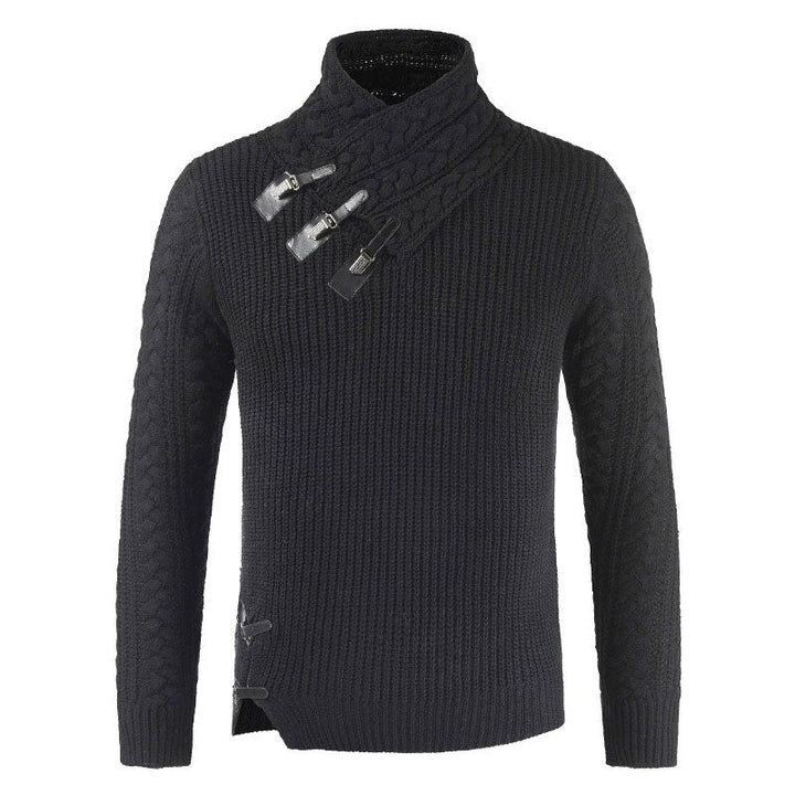 Luxurious Cashmere Sweater for Men – Oliver-Black-S-State of Style