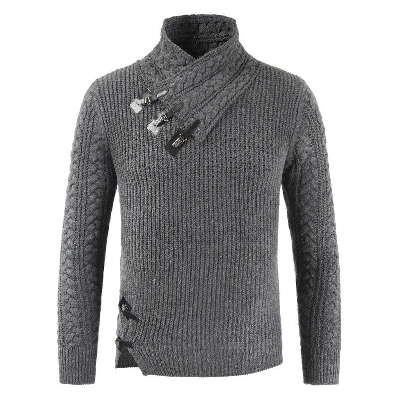 Luxurious Cashmere Sweater for Men – Oliver-Dark Grey-S-State of Style