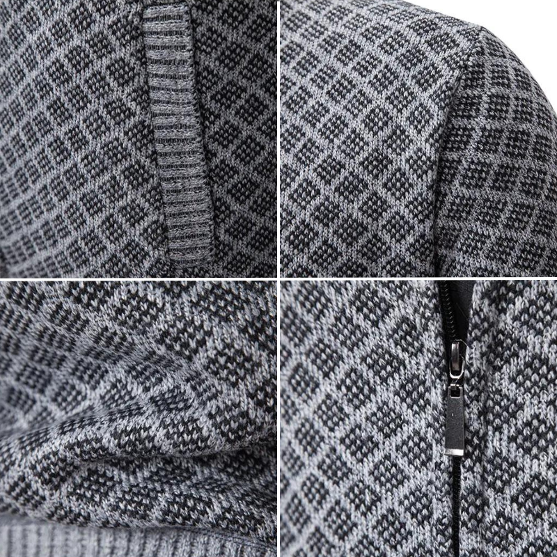 Luxurious Knitted Sweater - Oliver-Grey-XS-State of Style