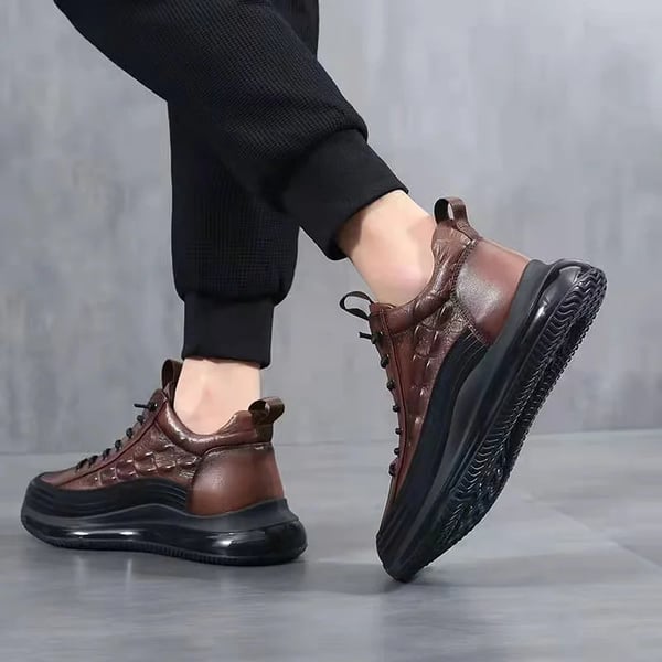 Luxury Air Cushion Men's Sneakers - Mason-6-Brown-State of Style