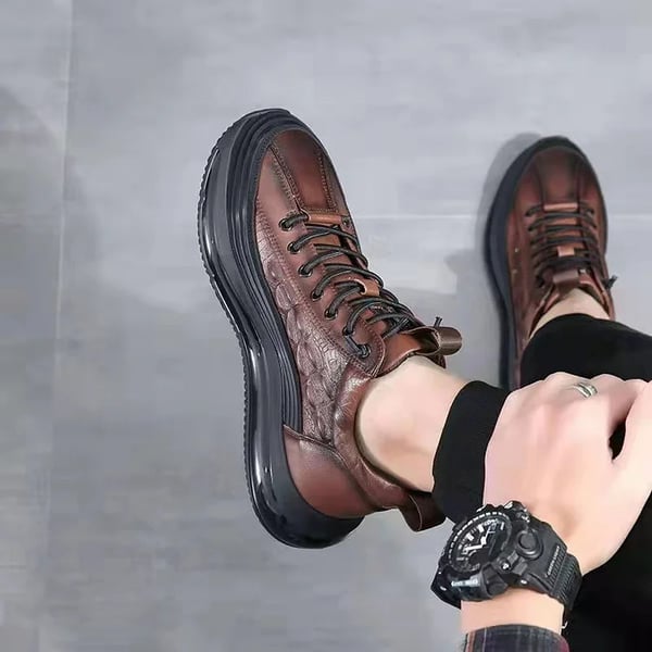 Luxury Air Cushion Men's Sneakers - Mason-6-Brown-State of Style