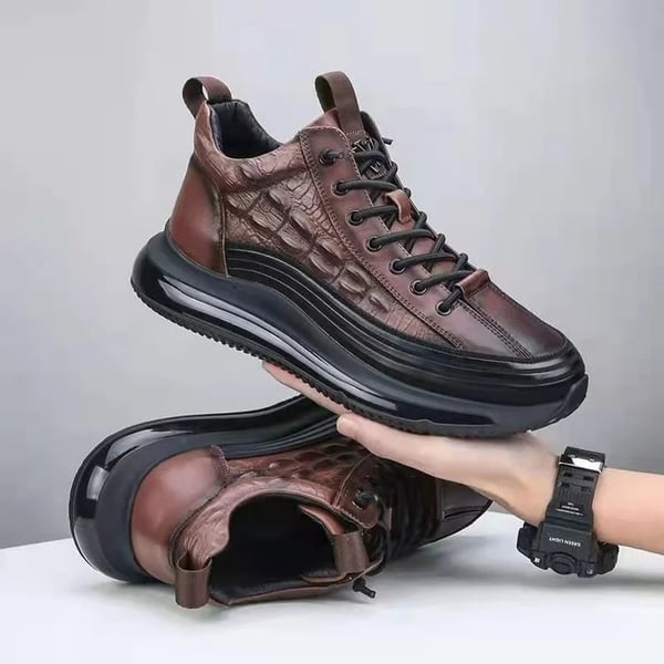 Luxury Air Cushion Men's Sneakers - Mason-6-Brown-State of Style