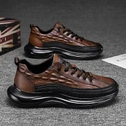 Luxury Air Cushion Men's Sneakers - Mason-6-Brown-State of Style