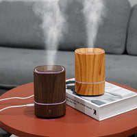 Luxury Aromatherapy Diffuser & Humidifier - ZenAir-Orange Wood Grain-State of Style