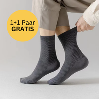 Luxury Bamboo Socks - BambooSoft-1 + 1 Free-Black-5-7-State of Style