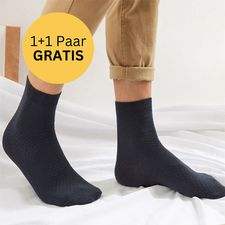 Luxury Bamboo Socks - BambooSoft-1 + 1 Free-Blue-5-7-State of Style