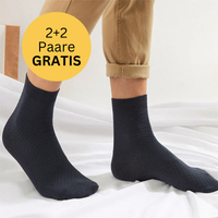 Luxury Bamboo Socks - BambooSoft-2 + 2 Free-Blue-5-7-State of Style