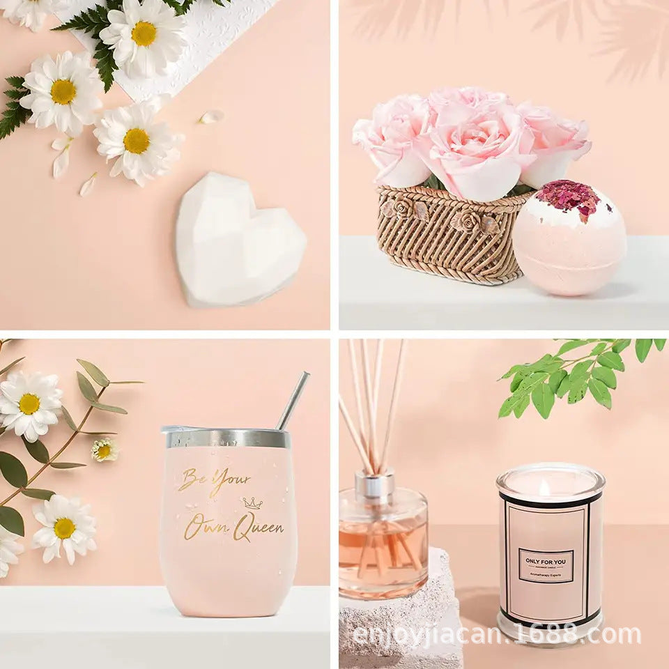 Luxury Bath Gift Set - BloomBath-Pink-State of Style