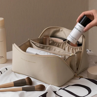Luxury Beauty Case - BelleVault-Beige-State of Style