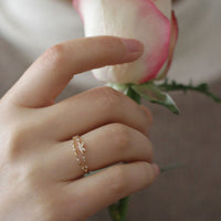 Luxury Butterfly Ring with Sparkling Zirconia - Aurielle-Gold-State of Style