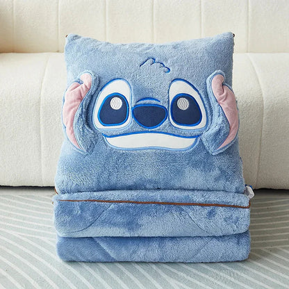 Luxury Cartoon Blanket and Cushion Set - Nomi-Single (105x145cm)-Stitch-State of Style