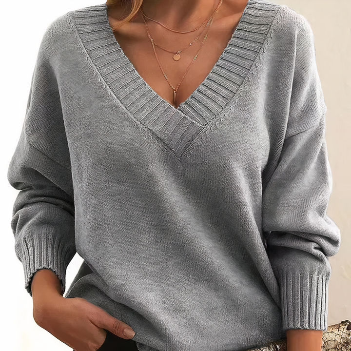 Luxury Cashmere Sweater - Isabella-Grey-S-State of Style