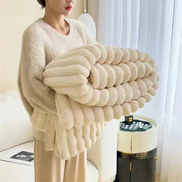 Luxury Comfort Blanket - CozyWrap-Broken White-State of Style