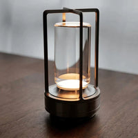Luxury Crystal Table Lamp - LumiCrystal-Black-State of Style
