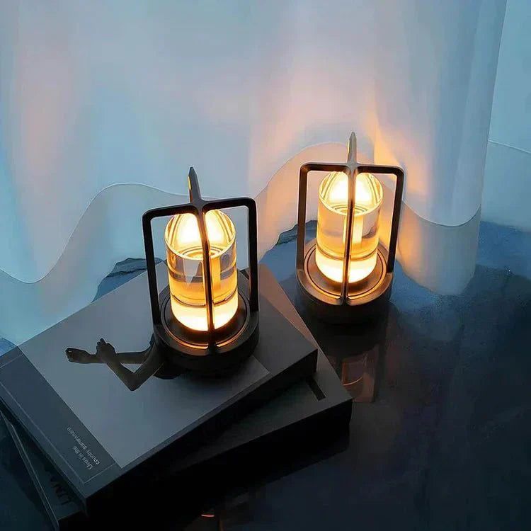 Luxury Crystal Table Lamp - LumiCrystal-Black-State of Style