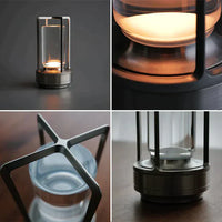 Luxury Crystal Table Lamp - LumiCrystal-Black-State of Style