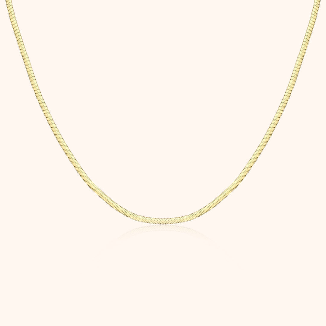 Luxury Flat Necklace - Elvira-Gold-State of Style