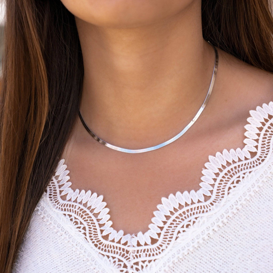 Luxury Flat Necklace - Elvira-Gold-State of Style