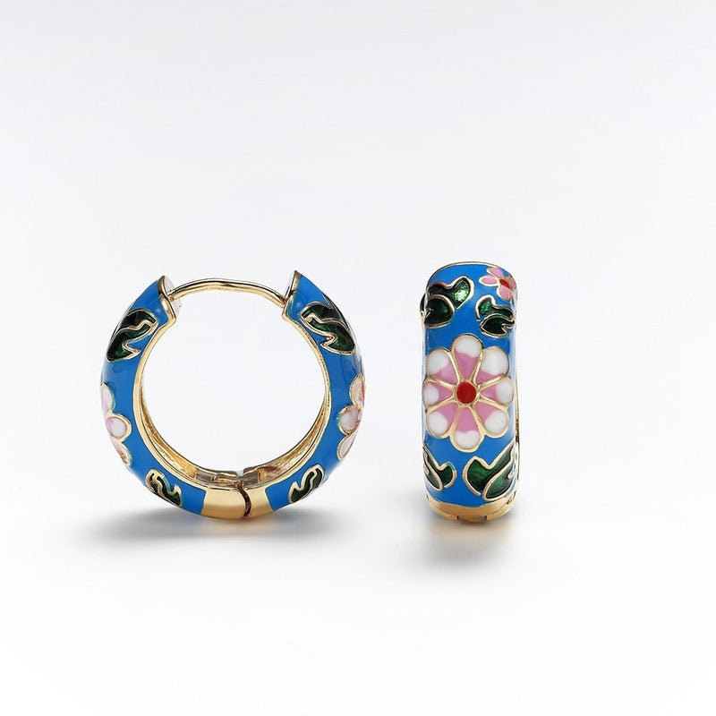 Luxury Flower Earrings - Roselle-Black-State of Style