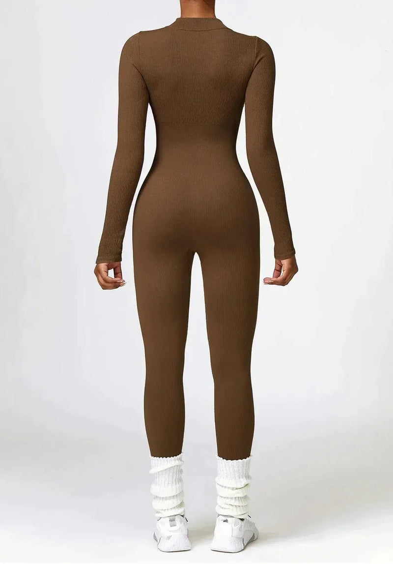 Luxury Full-Body Romper with Long Sleeves - Lisa-Black-XS-State of Style