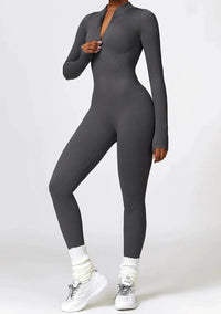 Luxury Full-Body Romper with Long Sleeves - Lisa-Black-XS-State of Style