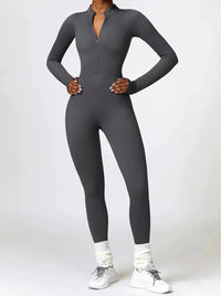 Luxury Full-Body Romper with Long Sleeves - Lisa-Black-XS-State of Style
