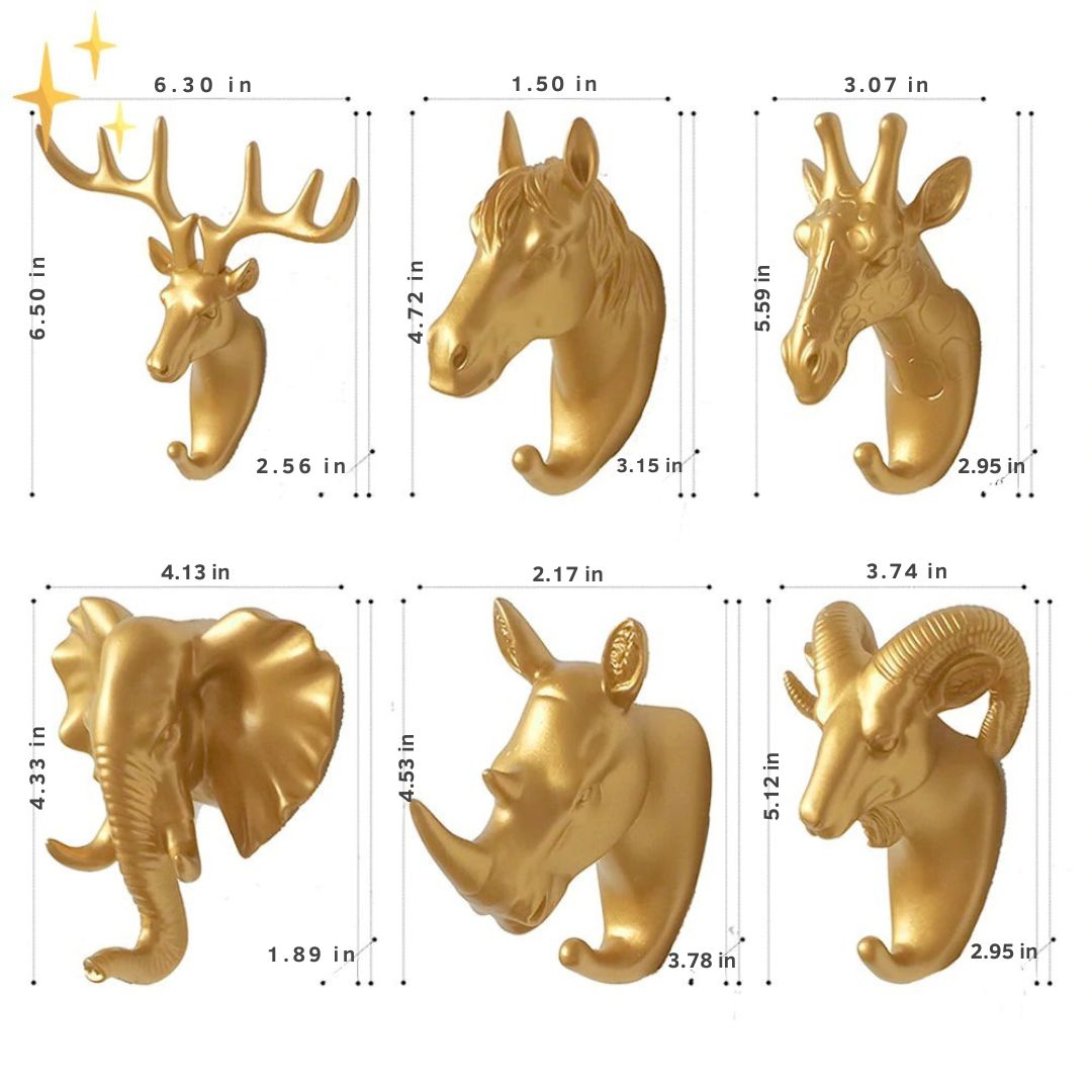 Luxury Gold Animal Storage Hangers - GoldenPaws-Stag-State of Style