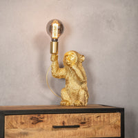 Luxury Gold Monkey Table Lamp - GoldenChimp-State of Style