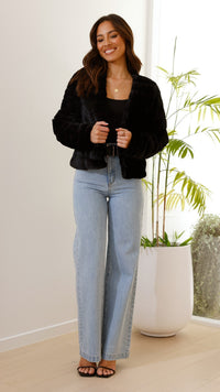 Luxury Ladies Crop Jacket - Veloura-White-XS-State of Style