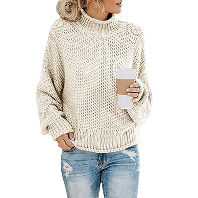 Luxury Ladies Roll Neck - Emma-Orange-S-State of Style
