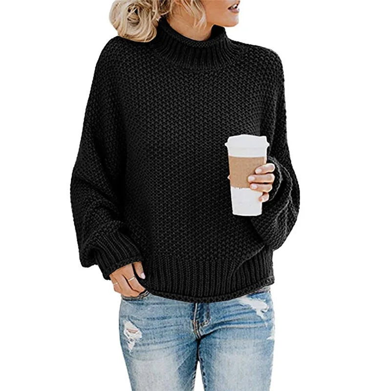 Luxury Ladies Roll Neck - Emma-Orange-S-State of Style